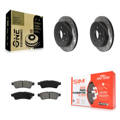 Transit Auto KDS-100800 Disc Brake Kit for 2005-2023 Suzuki Equator, Nissan Xterra, Nissan Frontier - Rear