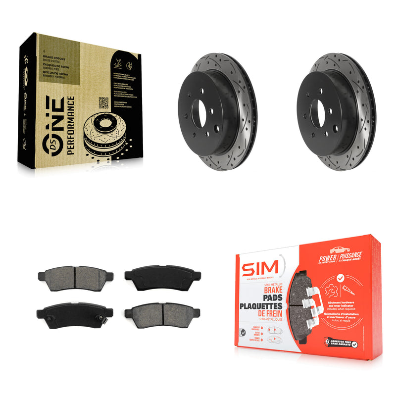 Transit Auto KDS-100800 Disc Brake Kit for 2005-2023 Suzuki Equator, Nissan Xterra, Nissan Frontier - Rear
