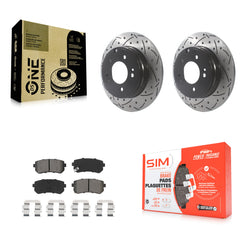 Transit Auto KDS-100804 Disc Brake Kit for 2016-2020 Hyundai Sonata, Kia Optima - Rear
