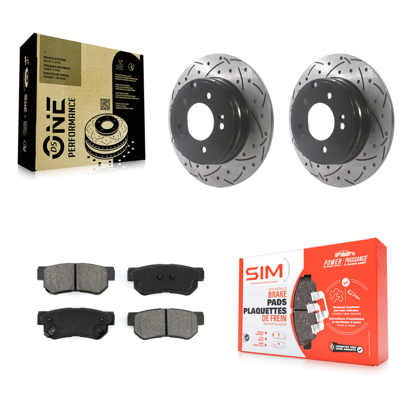 Transit Auto KDS-100805 Disc Brake Kit for 2006-2008 Hyundai Sonata - Rear
