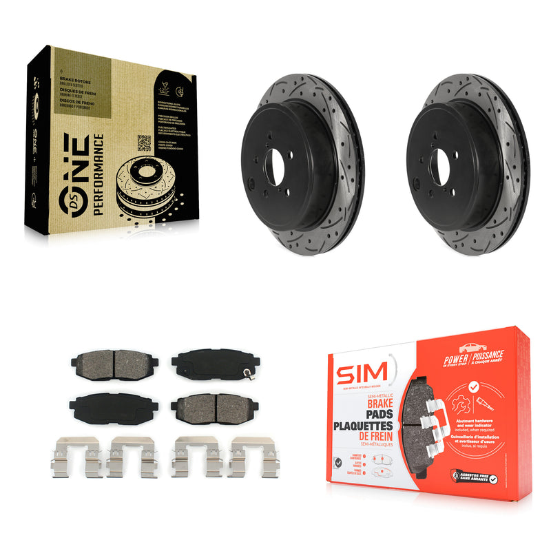 Transit Auto KDS-100814 Disc Brake Kit for 2010-2024 Subaru BRZ, Toyota GR86 and More - Rear