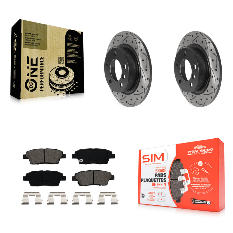 Transit Auto KDS-100817 Disc Brake Kit for 2012-2016 Mini Cooper Paceman, Mini Cooper Countryman - Rear