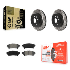 Transit Auto KDS-100819 Disc Brake Kit for 2013-2020 Lexus GS300, Lexus GS200t and More - Rear
