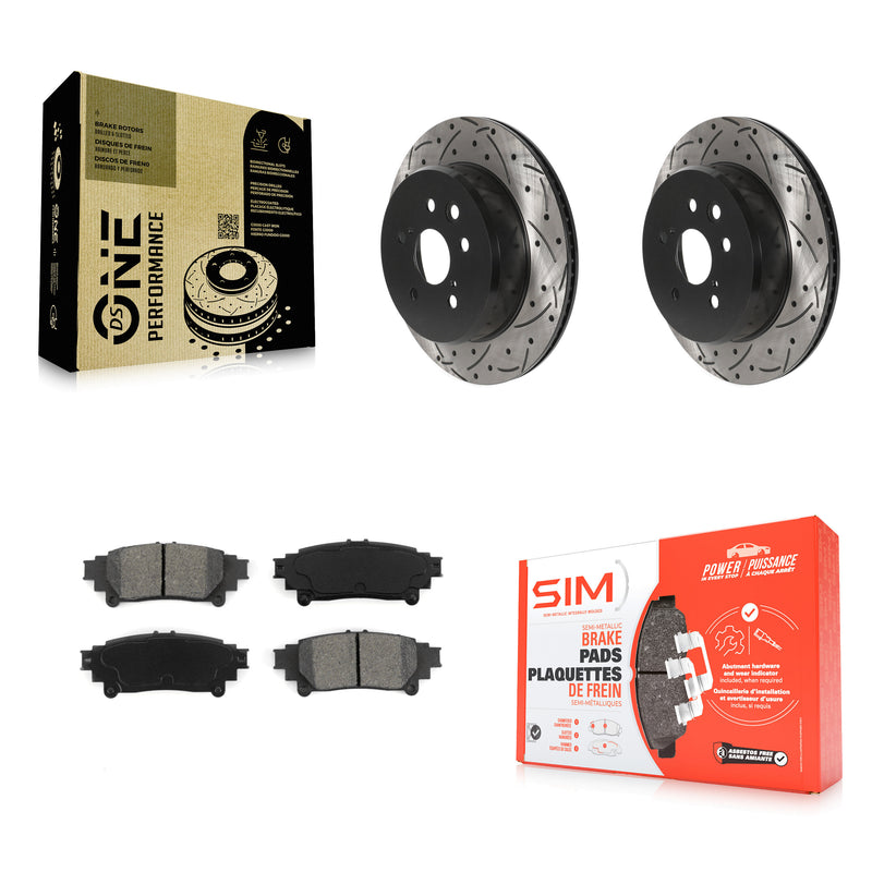 Transit Auto KDS-100819 Disc Brake Kit for 2013-2020 Lexus GS300, Lexus GS200t and More - Rear