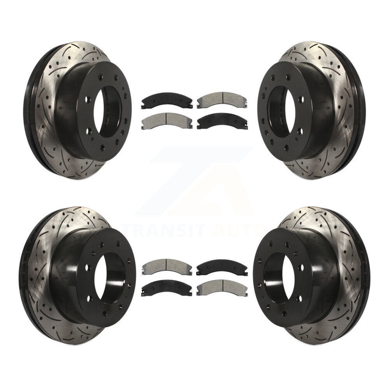 Transit Auto KDS-100837 Disc Brake Kit for 2011-2019 Chevrolet Suburban 3500 HD, Chevrolet Silverado 2500 HD and More - Front and Rear