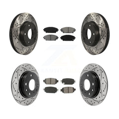 Transit Auto KDS-100840 Disc Brake Kit for 2019-2022 Mazda CX-3 - Front and Rear