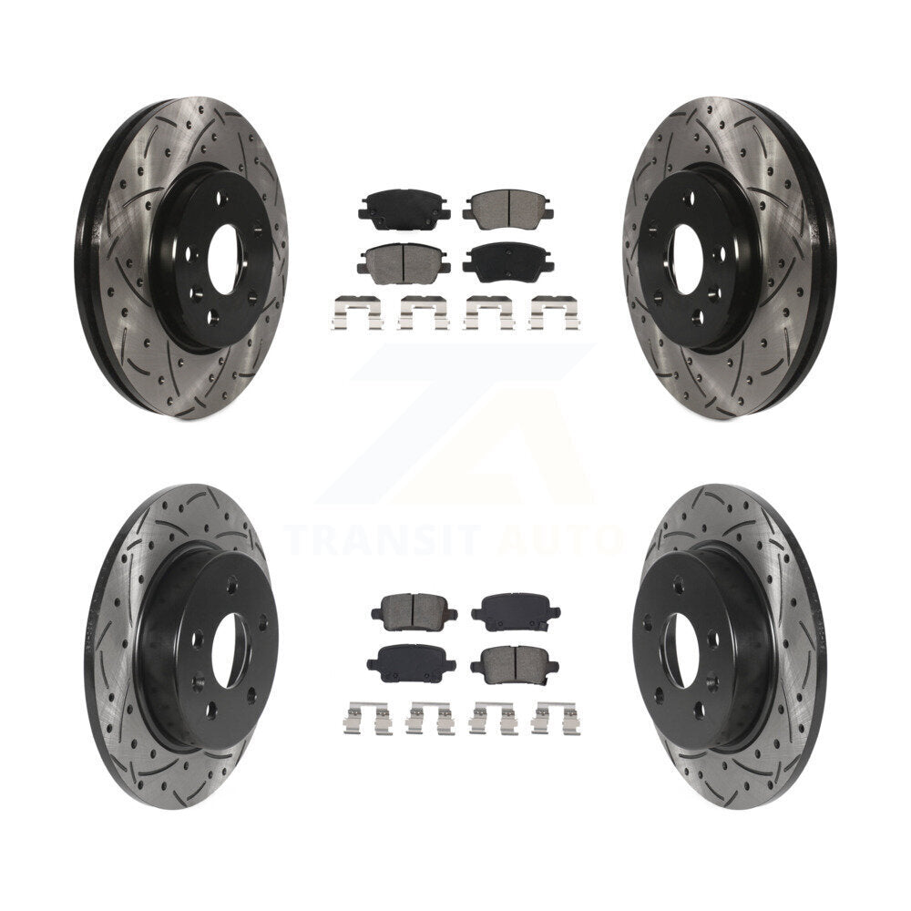 Transit Auto KDS-100846 Disc Brake Kit for 2016-2023 Chevrolet Bolt EUV, Chevrolet Bolt EV and More - Front and Rear
