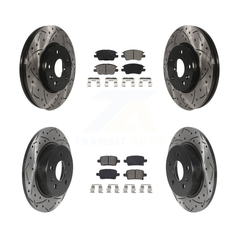 Transit Auto KDS-100846 Disc Brake Kit for 2016-2023 Chevrolet Bolt EUV, Chevrolet Bolt EV and More - Front and Rear