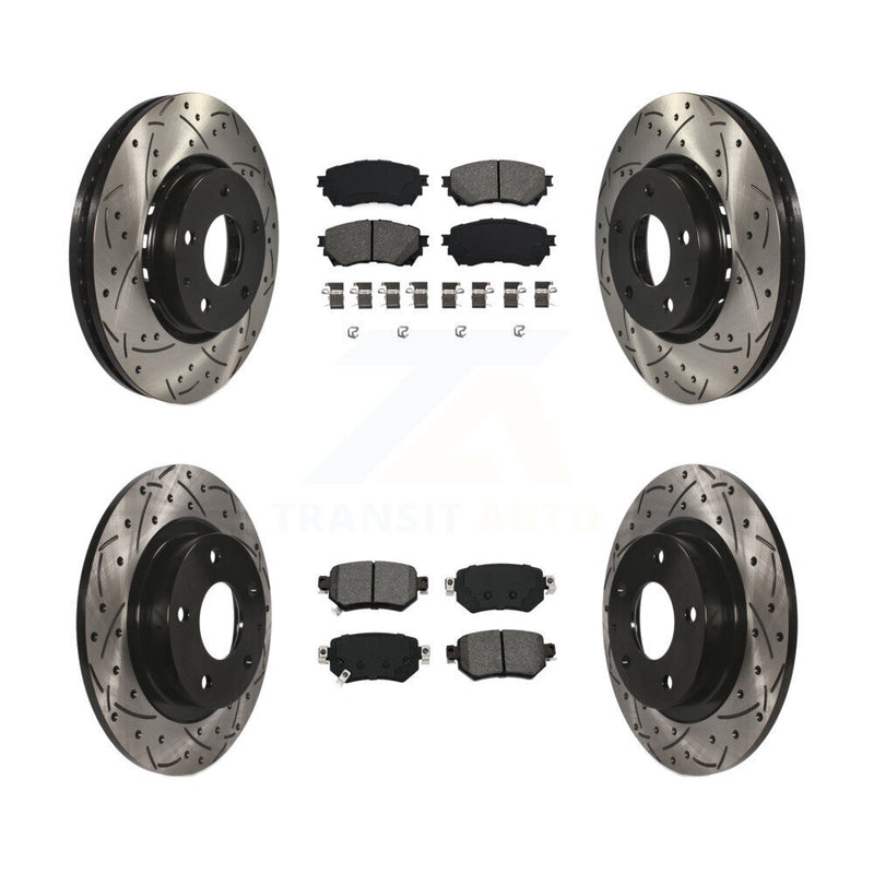 Transit Auto KDS-100847 Disc Brake Kit for 2019-2021 Mazda 6 - Front and Rear