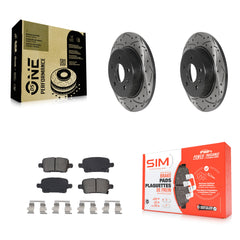 Transit Auto KDS-100850 Disc Brake Kit for 2016-2023 Chevrolet Bolt EUV, Chevrolet Bolt EV and More - Rear