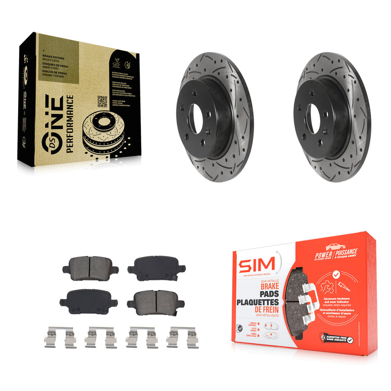 Transit Auto KDS-100850 Disc Brake Kit for 2016-2023 Chevrolet Bolt EUV, Chevrolet Bolt EV and More - Rear