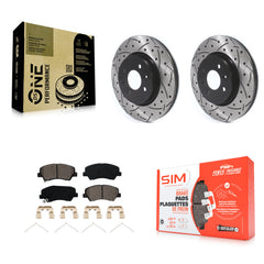 Transit Auto KDS-100860 Disc Brake Kit for 2018-2023 Kia Rio, Hyundai Accent - Front
