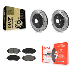 Transit Auto KDS-100868 Disc Brake Kit for 2020-2023 Toyota Camry - Front