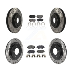 Transit Auto KDS-100876 Disc Brake Kit for 2017-2019 Kia Soul EV - Front and Rear