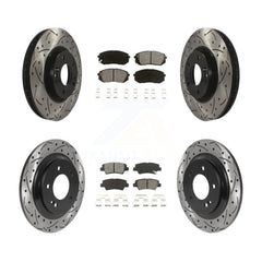 Transit Auto KDS-100877 Disc Brake Kit for 2015-2016 Kia Soul EV - Front and Rear
