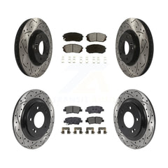 Transit Auto KDS-100878 Disc Brake Kit for 2016 Kia Soul EV - Front and Rear