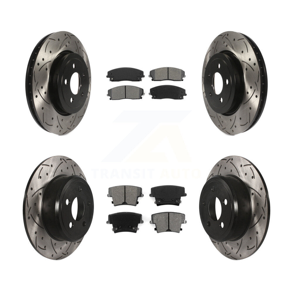 Transit Auto KDS-100892 Disc Brake Kit for 2015-2018 Dodge Charger - Front and Rear