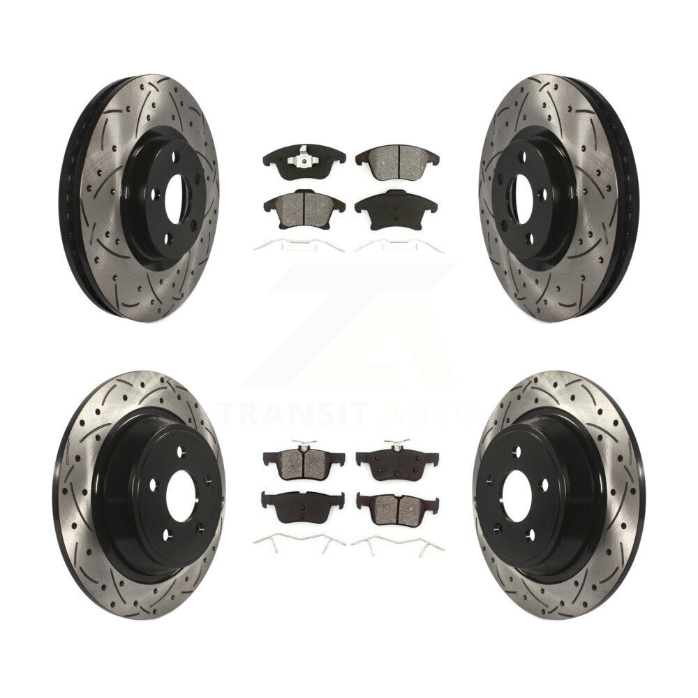 Transit Auto KDS-100893 Disc Brake Kit for 2019-2020 Ford SSV Plug-In Hybrid - Front and Rear