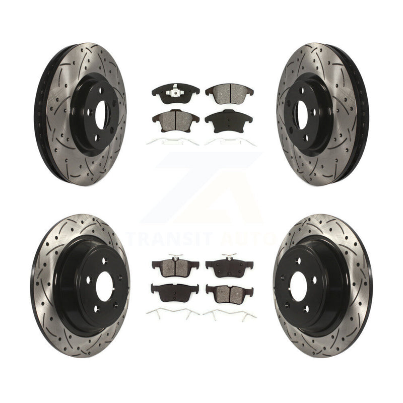 Transit Auto KDS-100893 Disc Brake Kit for 2019-2020 Ford SSV Plug-In Hybrid - Front and Rear