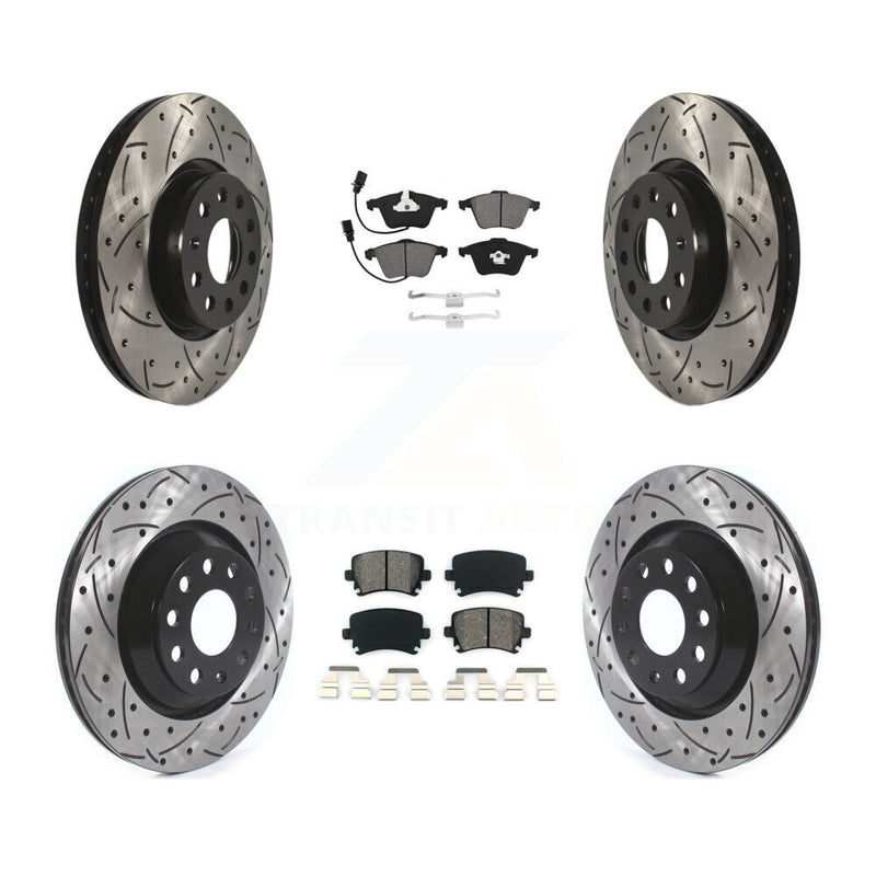 Transit Auto KDS-100895 Disc Brake Kit for 2008-2012 Volkswagen CC, Volkswagen R32 - Front and Rear