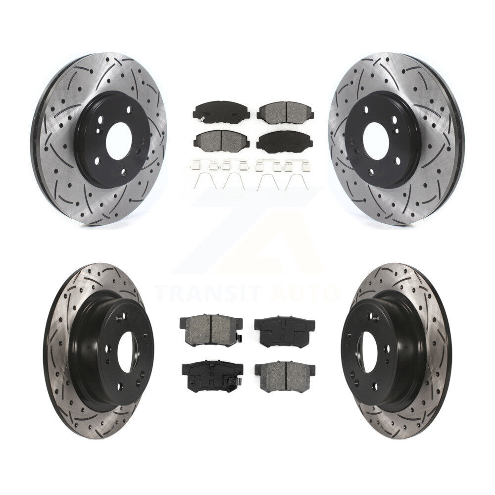 Transit Auto KDS-100897 Disc Brake Kit for 2005 Honda Accord - Front and Rear