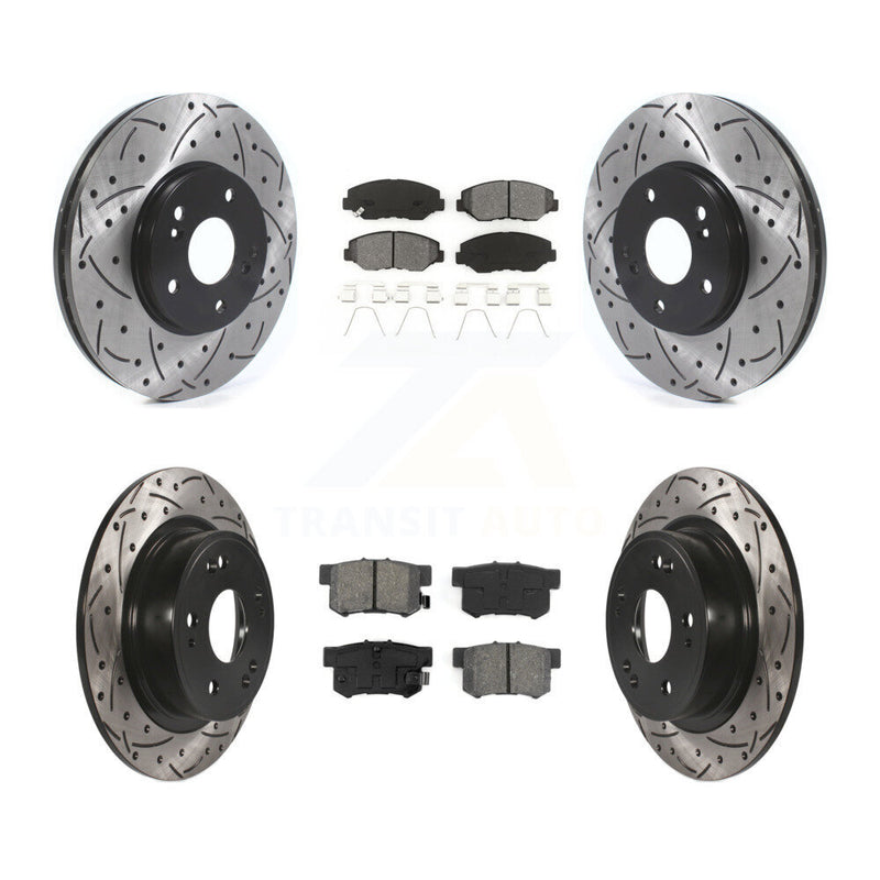 Transit Auto KDS-100897 Disc Brake Kit for 2005 Honda Accord - Front and Rear