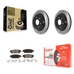 Transit Auto KDS-100898 Disc Brake Kit for 2019 Chevrolet Silverado 1500 LD, GMC Sierra 1500 Limited - Rear