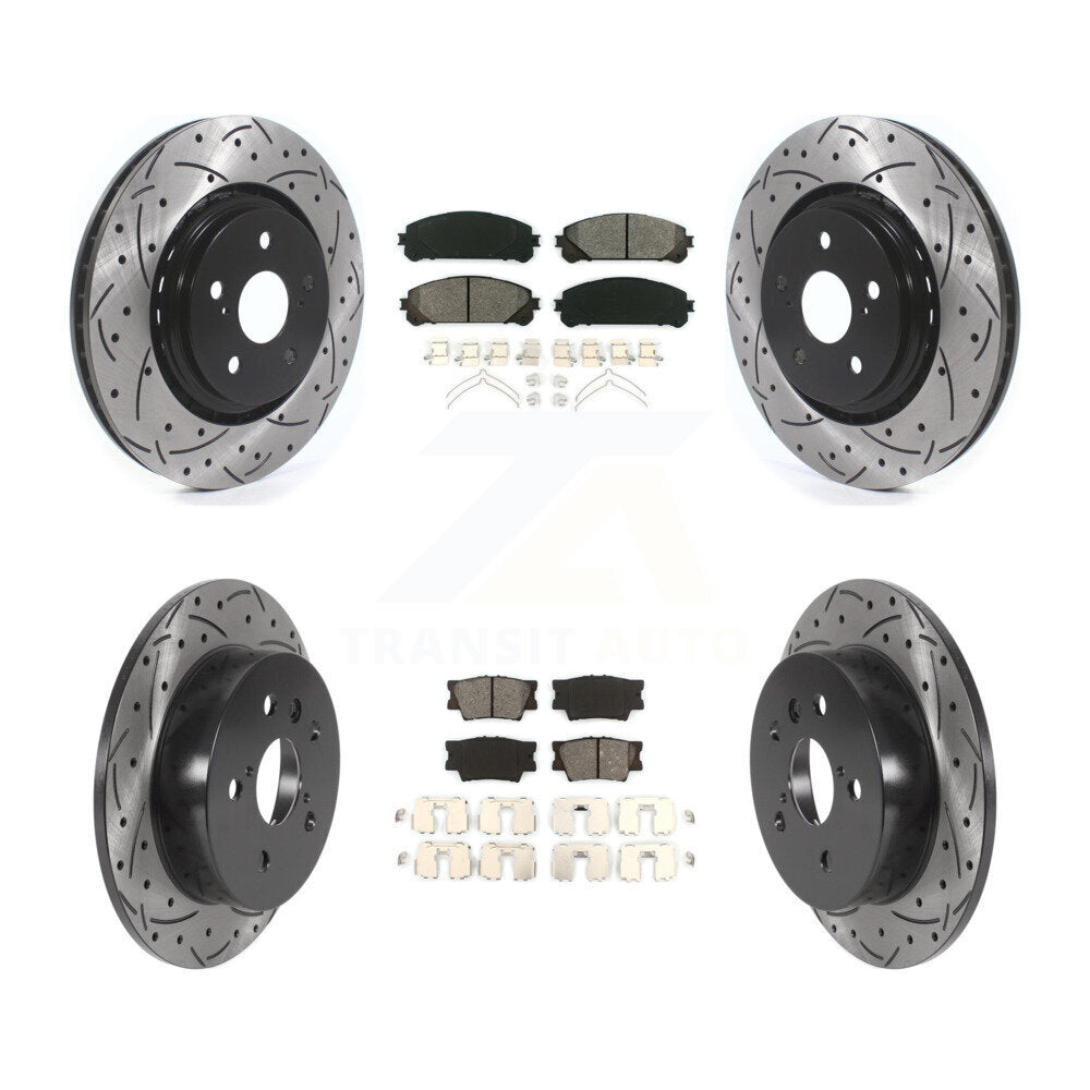 Transit Auto KDS-100907 Disc Brake Kit for 2022 Toyota Camry - Front and Rear
