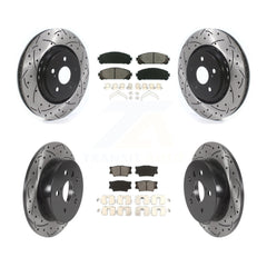 Transit Auto KDS-100907 Disc Brake Kit for 2022 Toyota Camry - Front and Rear