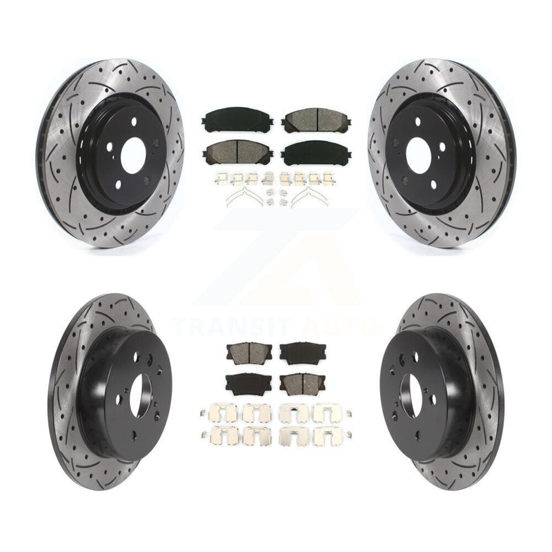 Transit Auto KDS-100907 Disc Brake Kit for 2022 Toyota Camry - Front and Rear