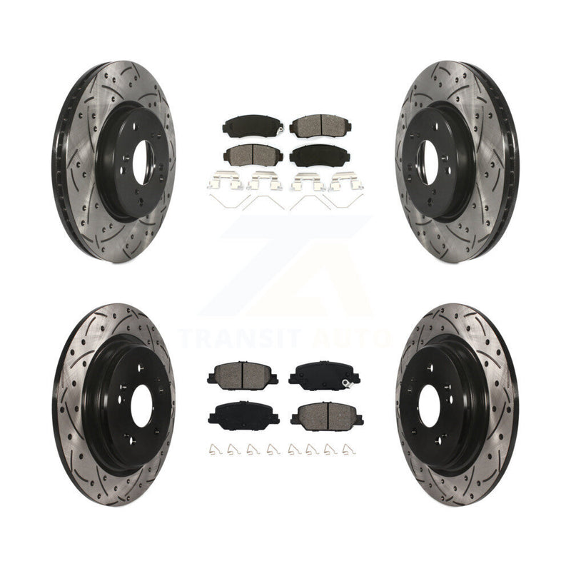 Transit Auto KDS-100908 Disc Brake Kit for 2020 Honda CR-V - Front and Rear
