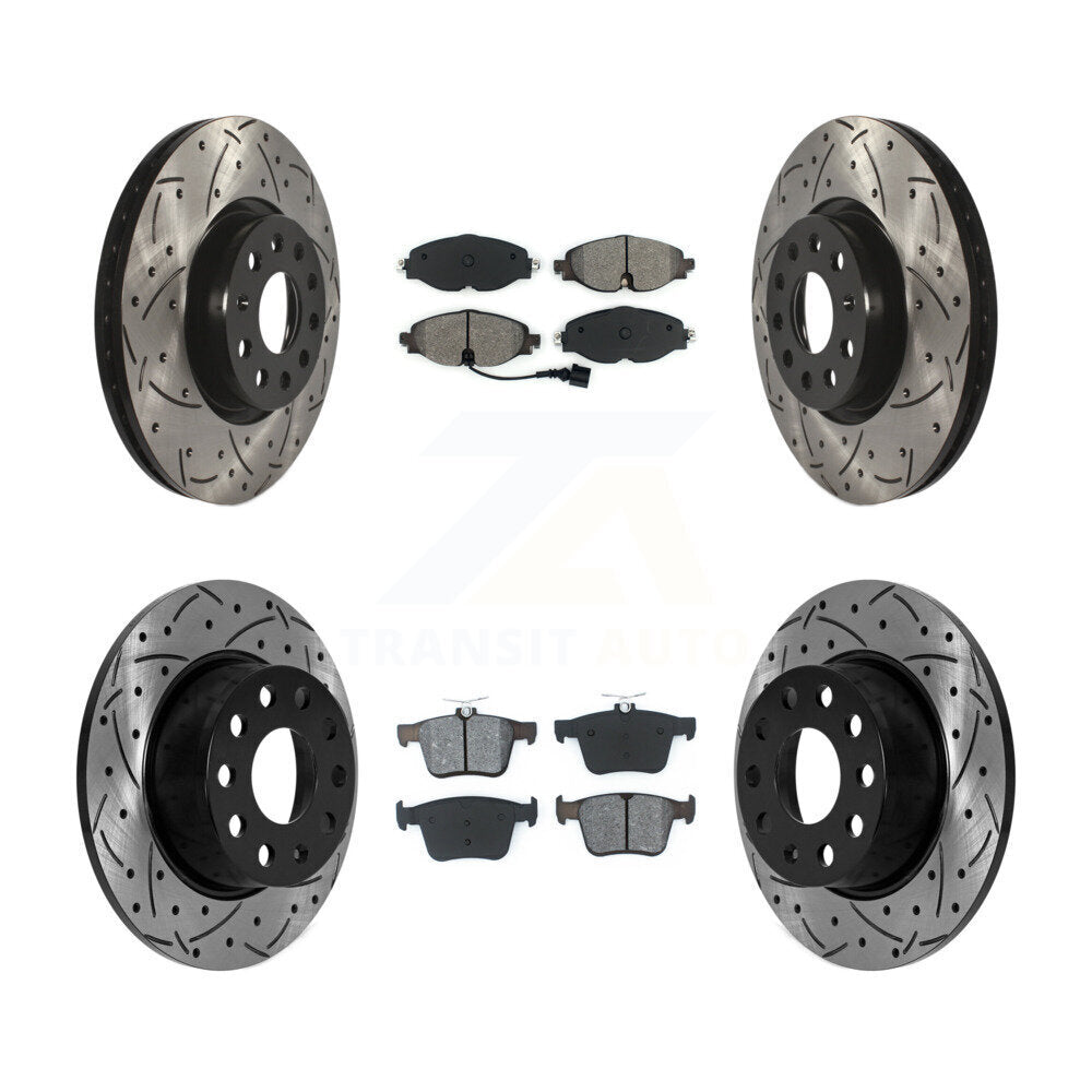 Transit Auto KDS-100909 Disc Brake Kit for 2022-2023 Volkswagen Taos - Front and Rear