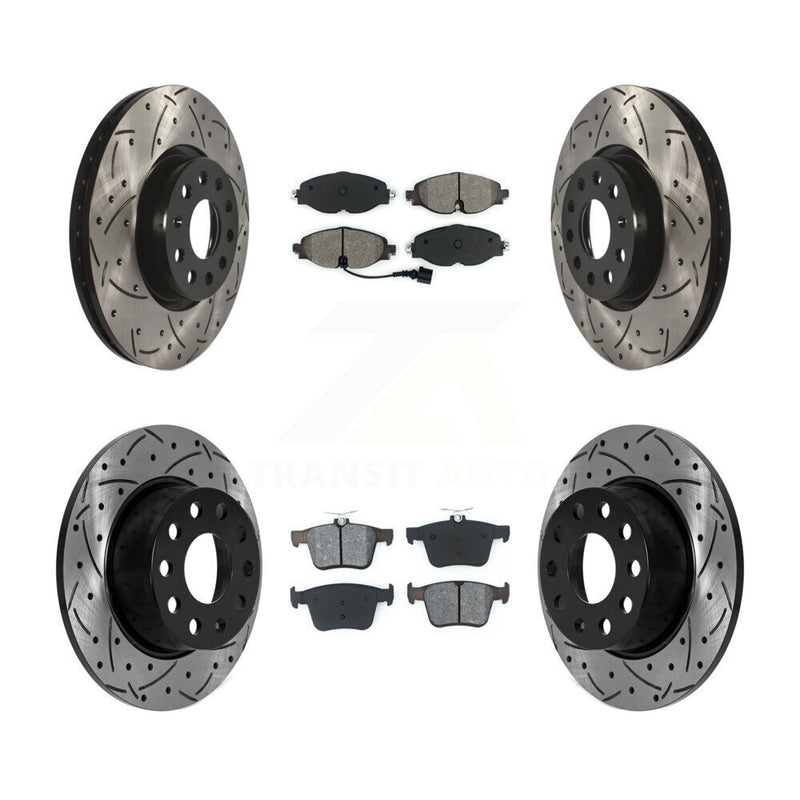 Transit Auto KDS-100909 Disc Brake Kit for 2022-2023 Volkswagen Taos - Front and Rear