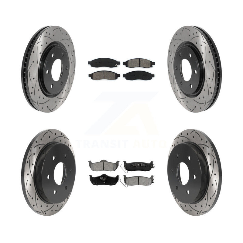 Transit Auto KDS-100912 Disc Brake Kit for 2007 Nissan TITAN - Front and Rear