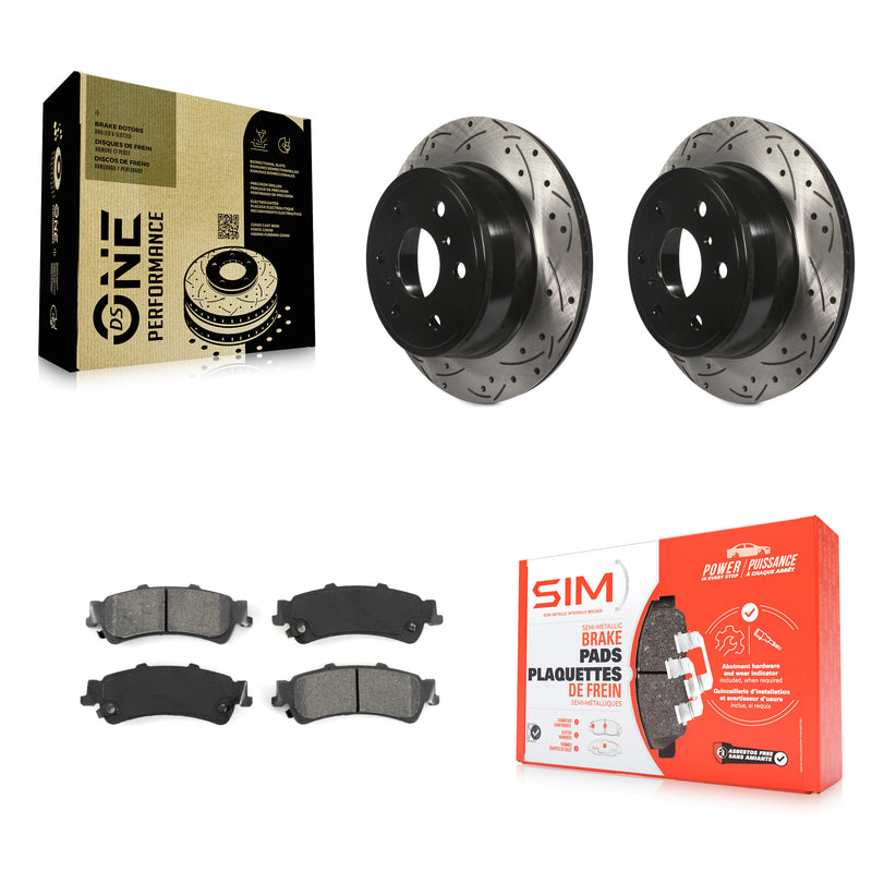 Transit Auto KDS-100916 Disc Brake Kit for 2007 GMC Sierra 1500 Classic - Rear