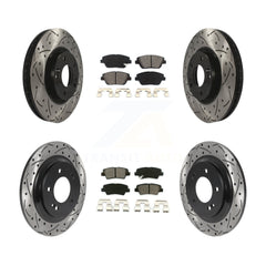 Transit Auto KDS-100920 Disc Brake Kit for 2015 Hyundai Sonata - Front and Rear