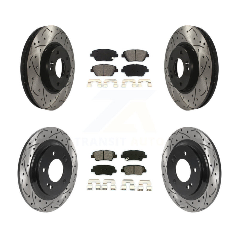 Transit Auto KDS-100920 Disc Brake Kit for 2015 Hyundai Sonata - Front and Rear