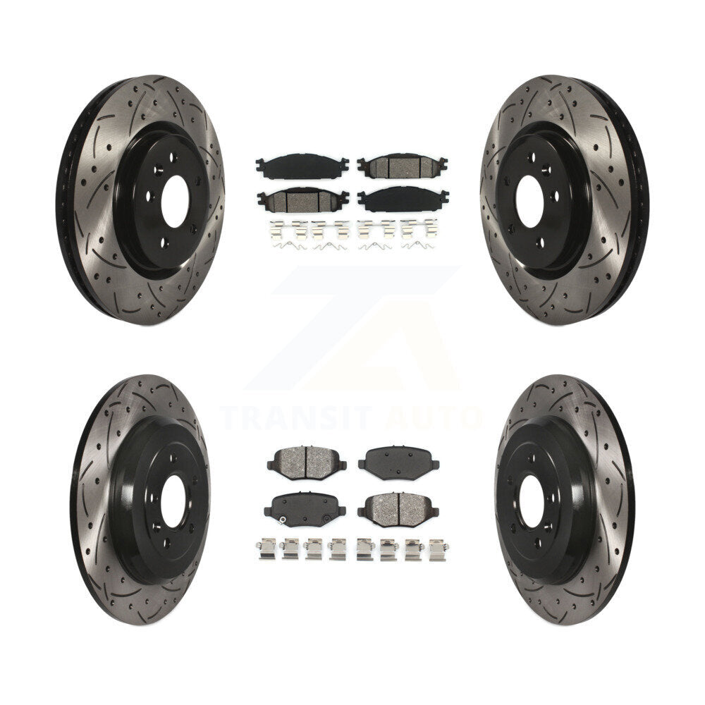 Transit Auto KDS-100922 Disc Brake Kit for 2015 Ford Explorer - Front and Rear