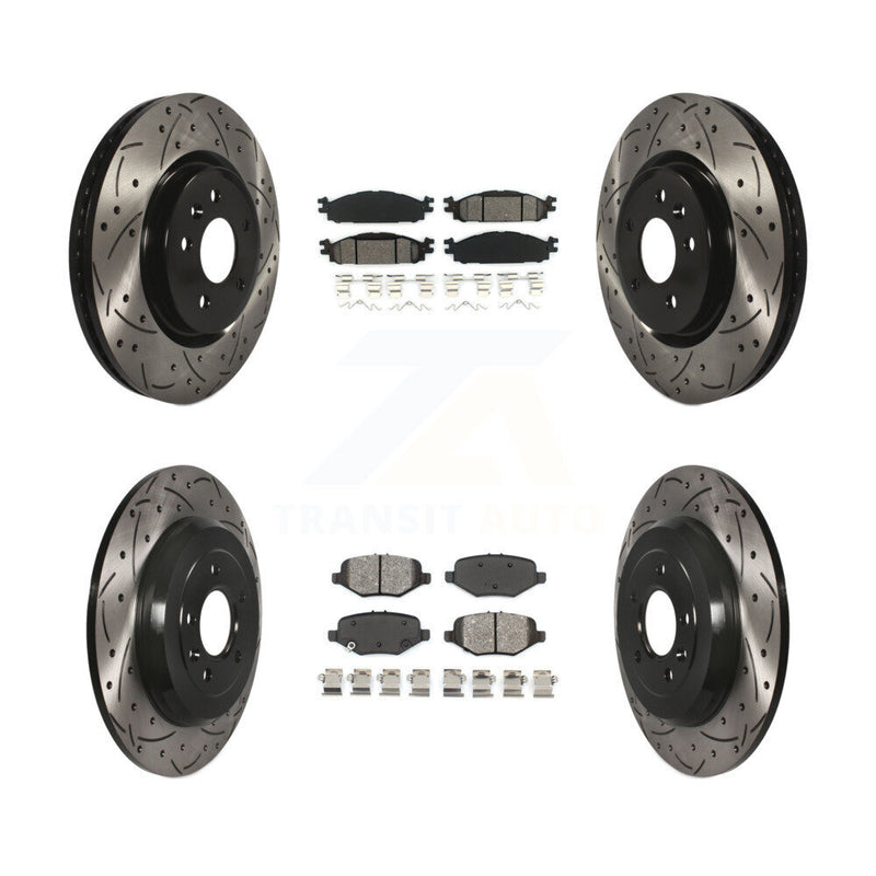 Transit Auto KDS-100922 Disc Brake Kit for 2015 Ford Explorer - Front and Rear