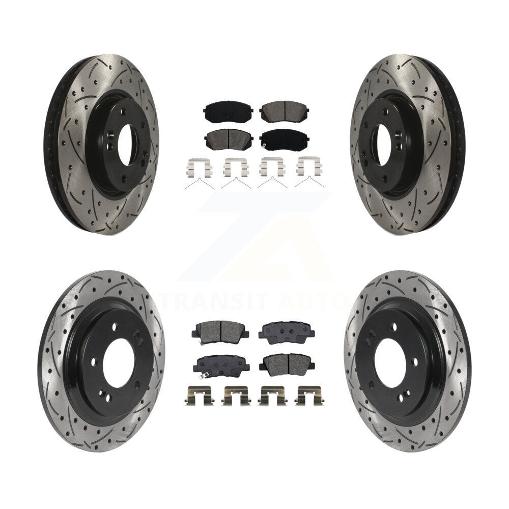 Transit Auto KDS-100924 Disc Brake Kit for 2016 Hyundai Sonata - Front and Rear