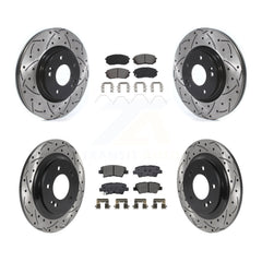 Transit Auto KDS-100925 Disc Brake Kit for 2018-2022 Kia Forte5, Hyundai Elantra GT - Front and Rear