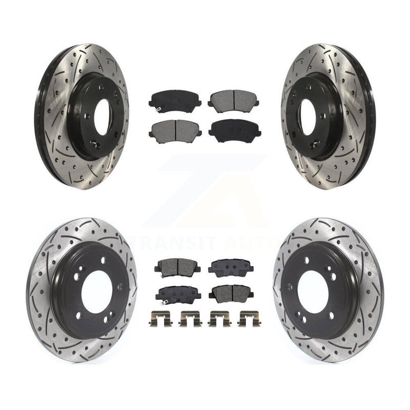 Transit Auto KDS-100927 Disc Brake Kit for 2019-2021 Hyundai Veloster - Front and Rear