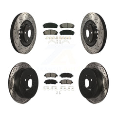 Transit Auto KDS-100932 Disc Brake Kit for 2014 Toyota Highlander - Front and Rear