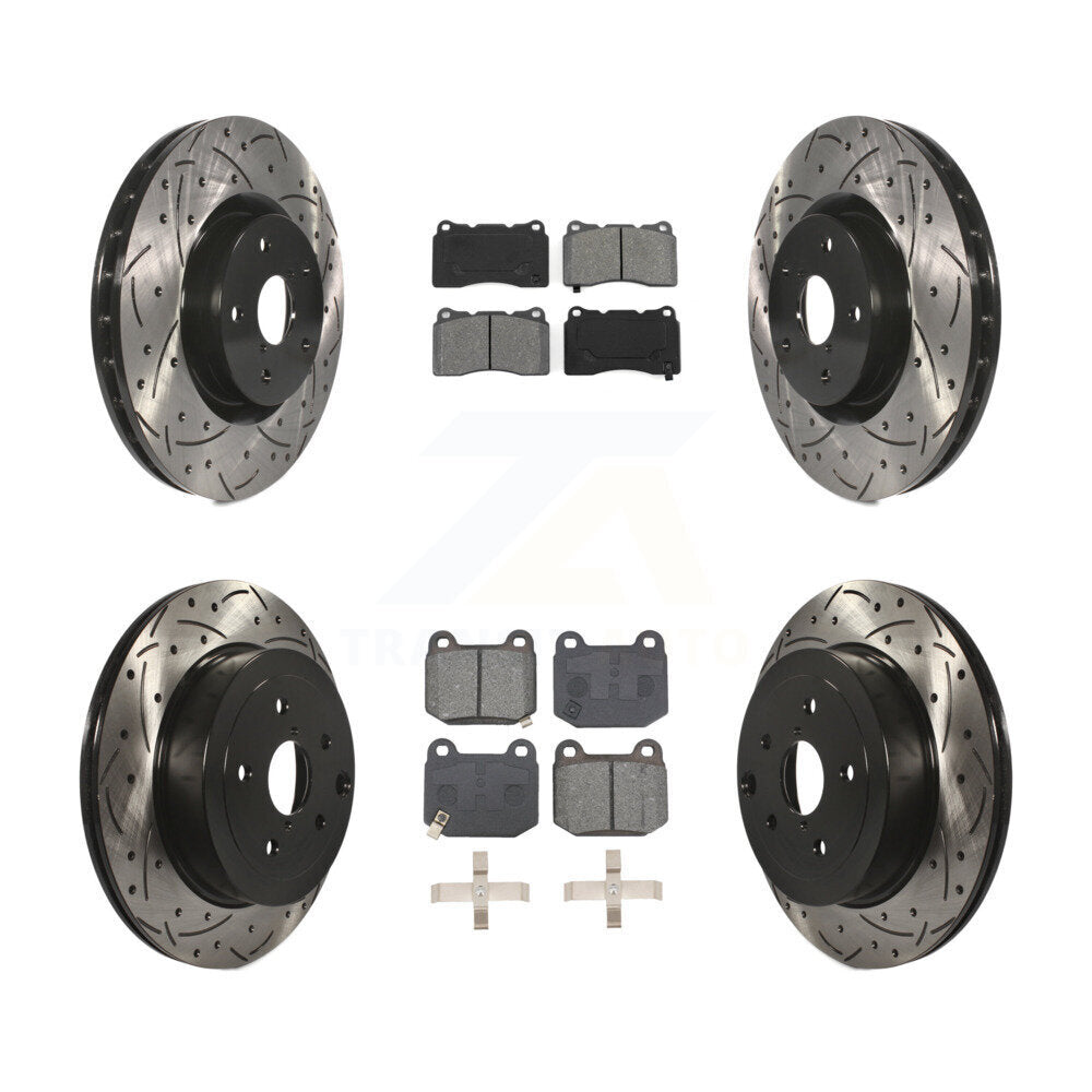 Transit Auto KDS-100942 Disc Brake Kit for 2008-2017 Subaru WRX STI, Subaru Impreza - Front and Rear