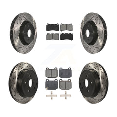 Transit Auto KDS-100942 Disc Brake Kit for 2008-2017 Subaru WRX STI, Subaru Impreza - Front and Rear
