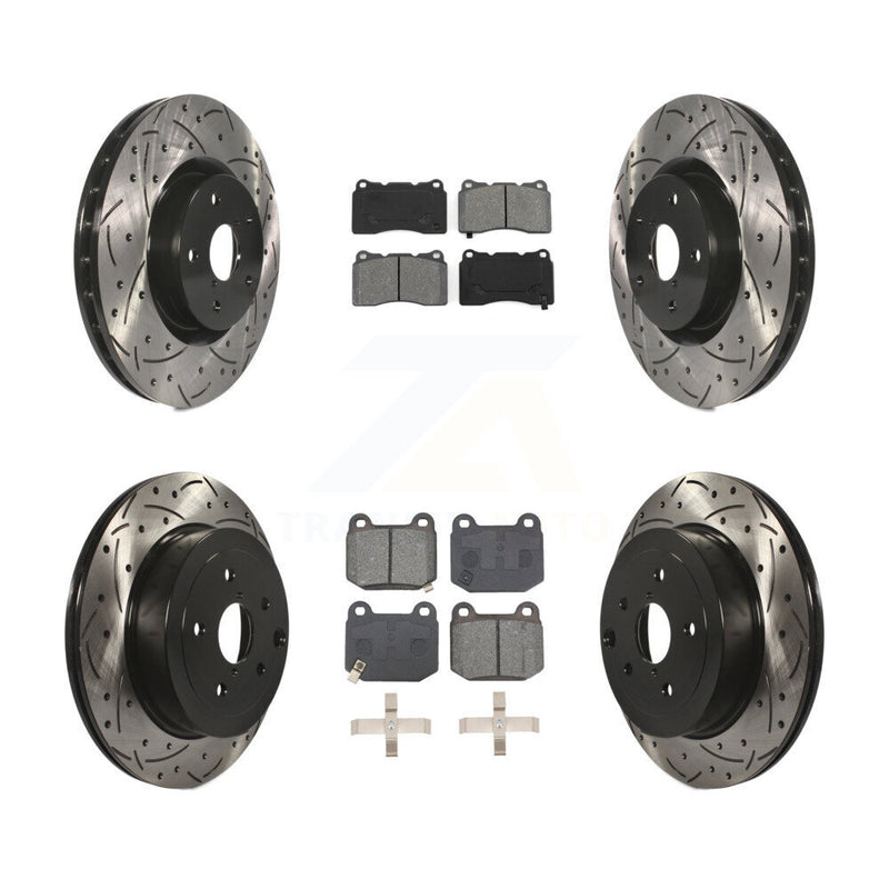 Transit Auto KDS-100942 Disc Brake Kit for 2008-2017 Subaru WRX STI, Subaru Impreza - Front and Rear