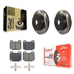 Transit Auto KDS-100945 Disc Brake Kit for 2008-2017 Subaru WRX STI, Subaru Impreza - Rear