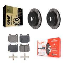 Transit Auto KDS-100946 Disc Brake Kit for 2017-2019 Toyota 86, Subaru BRZ - Rear