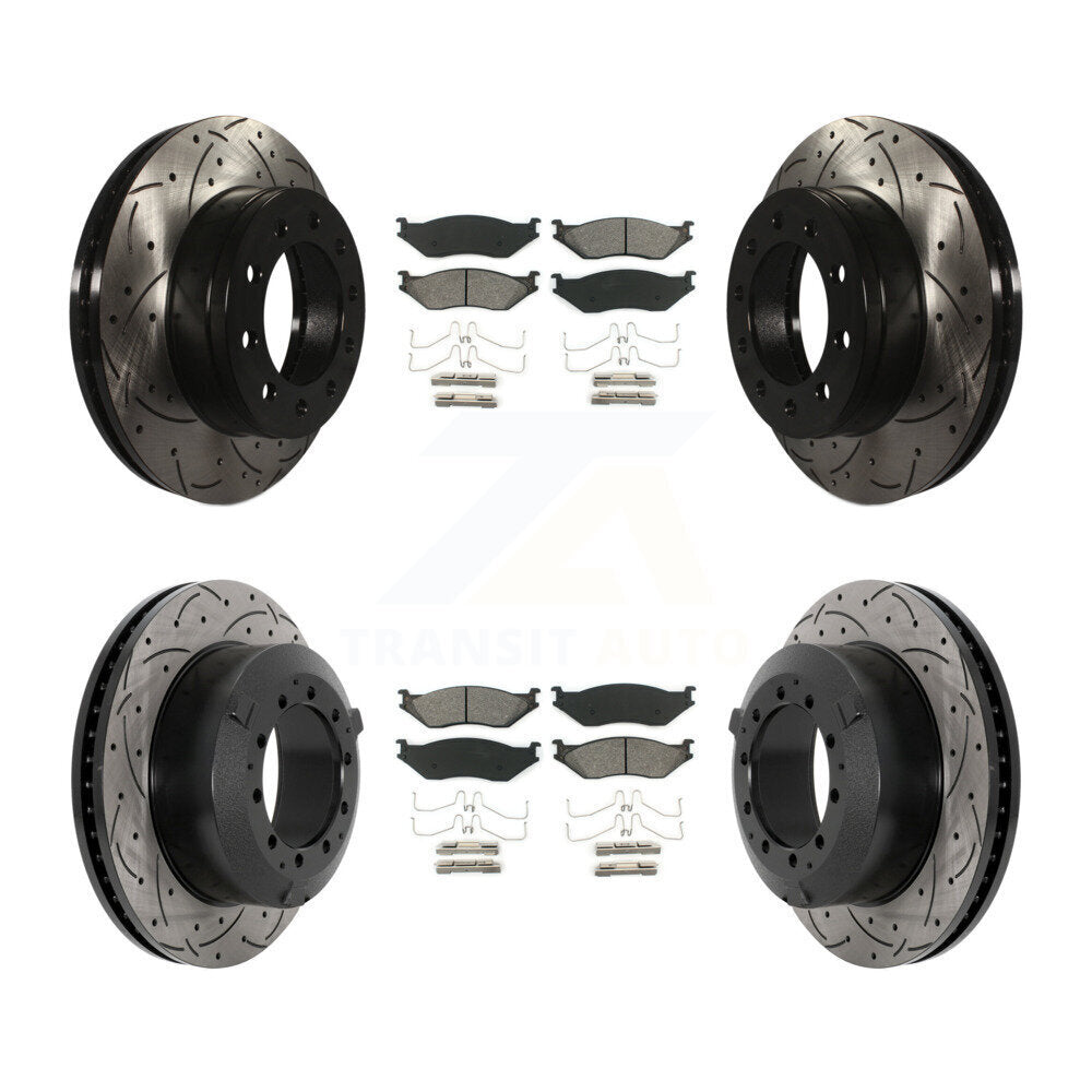 Transit Auto KDS-100948 Disc Brake Kit for 2005-2016 Ford F-450 Super Duty, International CF500 and More - Front and Rear
