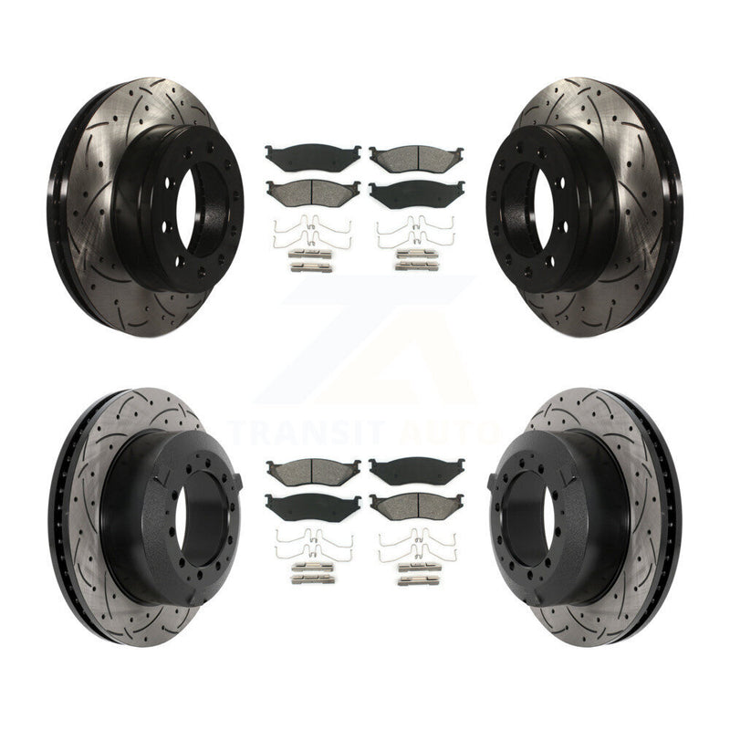 Transit Auto KDS-100948 Disc Brake Kit for 2005-2016 Ford F-450 Super Duty, International CF500 and More - Front and Rear